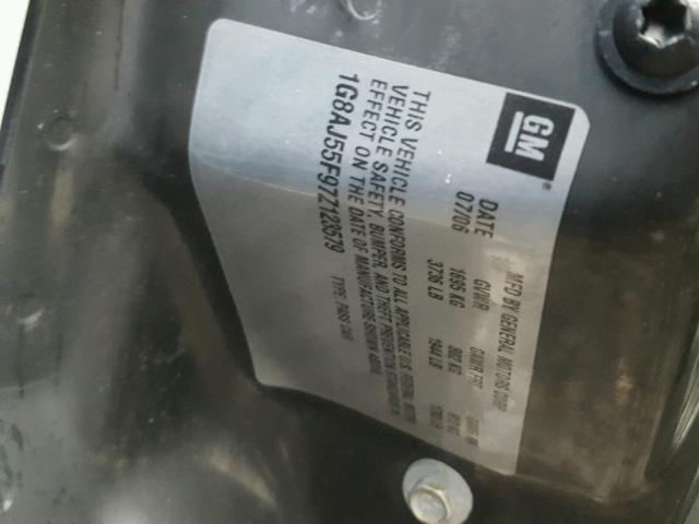 1G8AJ55F97Z123579 - 2007 SATURN ION LEVEL WHITE photo 10