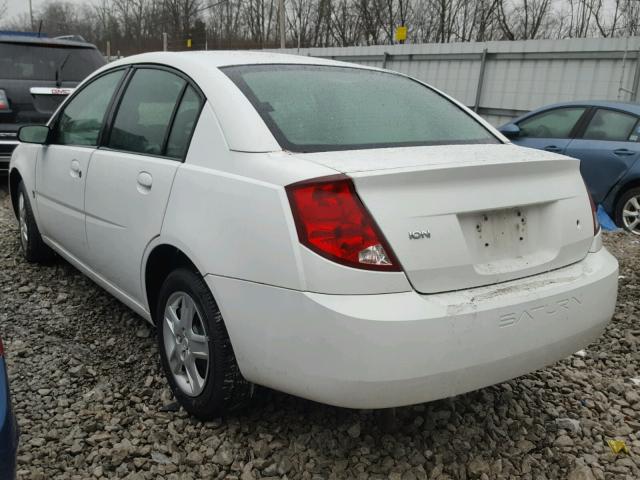 1G8AJ55F97Z123579 - 2007 SATURN ION LEVEL WHITE photo 3