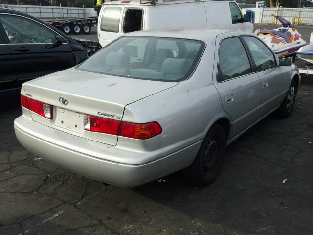 4T1BG22K91U075137 - 2001 TOYOTA CAMRY CE SILVER photo 4