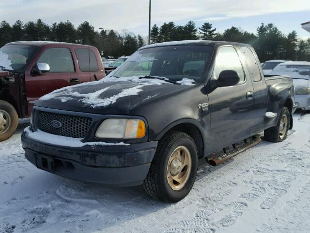 2FTRX07L7YCA01492 - 2000 FORD F150 BLACK photo 2