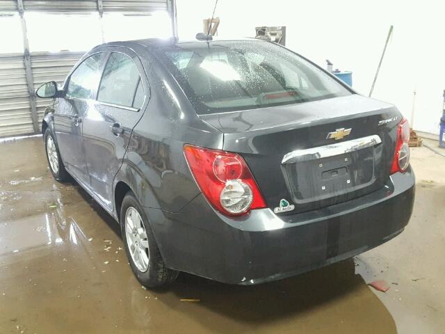 1G1JC5SH8F4123065 - 2015 CHEVROLET SONIC LT GRAY photo 3