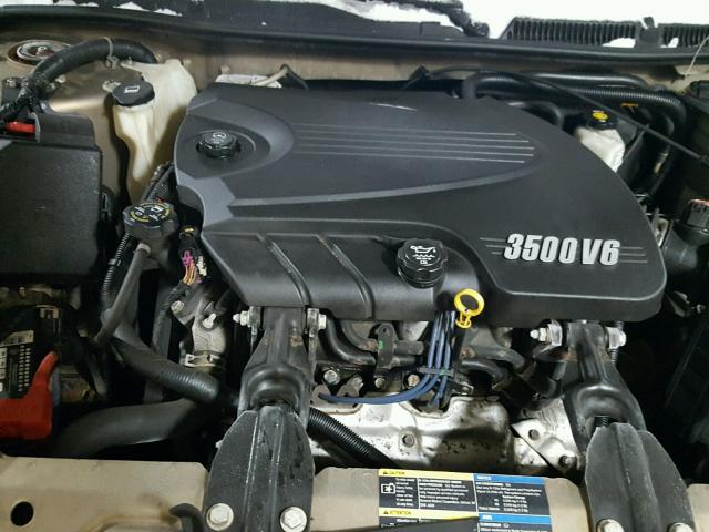 2G1WT58N379376909 - 2007 CHEVROLET IMPALA LT BROWN photo 7