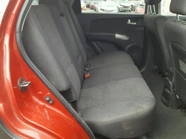 KNDJF723377344233 - 2007 KIA SPORTAGE E RED photo 6