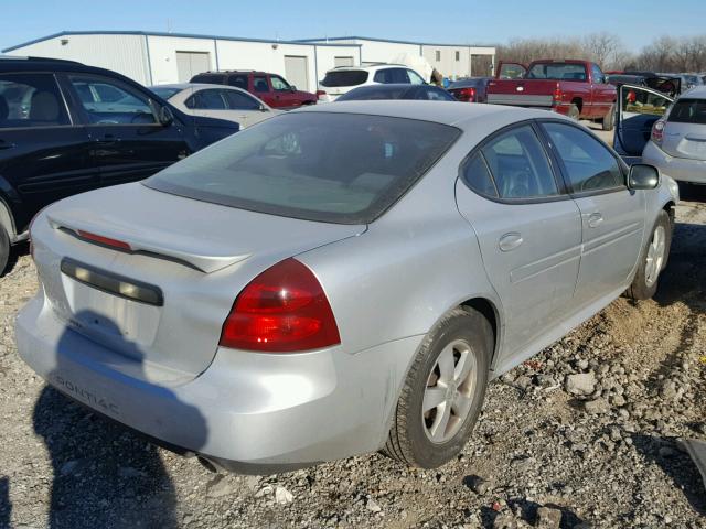 2G2WP522651281268 - 2005 PONTIAC GRAND PRIX SILVER photo 4