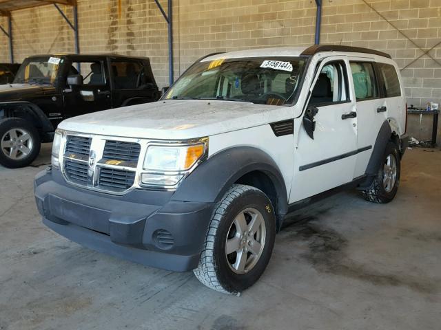 1D8GT28K88W135003 - 2008 DODGE NITRO SXT WHITE photo 2