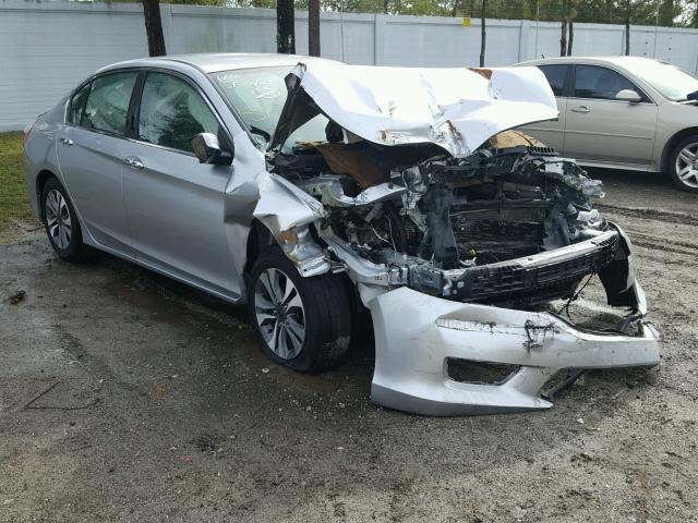 1HGCR2F31DA071614 - 2013 HONDA ACCORD LX SILVER photo 1