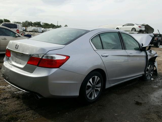 1HGCR2F31DA071614 - 2013 HONDA ACCORD LX SILVER photo 4