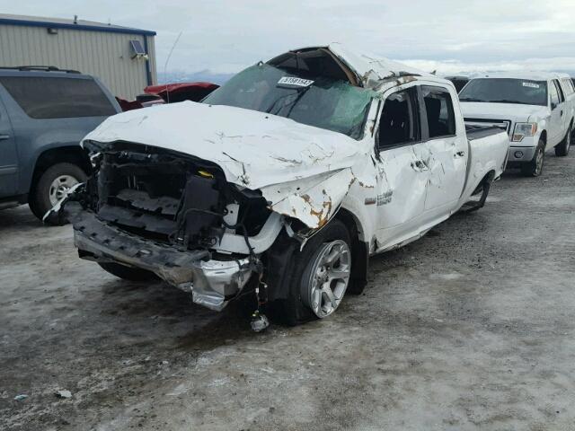 1C6RR7NT7FS636833 - 2015 RAM 1500 LARAM WHITE photo 2