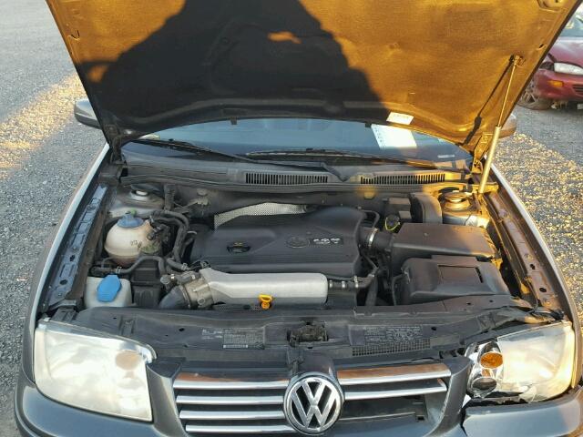 3VWSE69M53M140983 - 2003 VOLKSWAGEN JETTA GLS GRAY photo 7