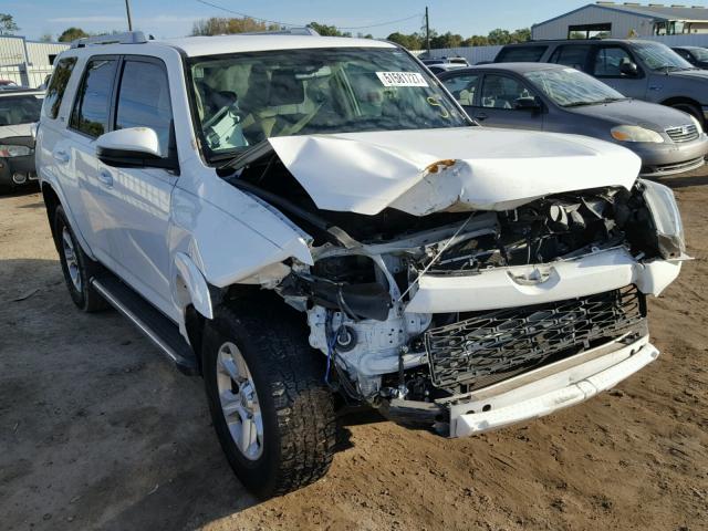 JTEZU5JRXE5077227 - 2014 TOYOTA 4RUNNER SR WHITE photo 1