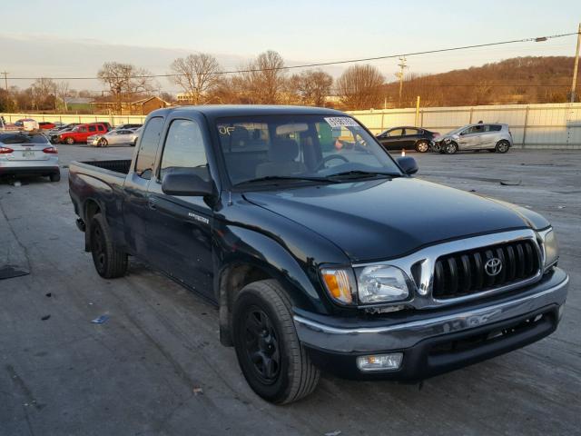 5TEVL52N52Z128109 - 2002 TOYOTA TACOMA XTR GREEN photo 1