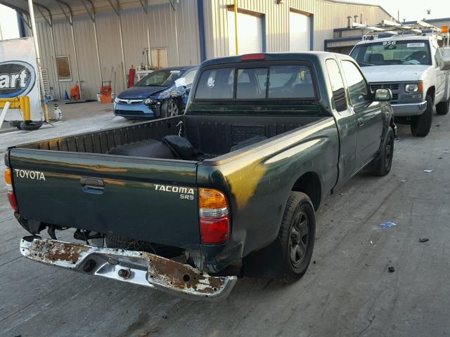 5TEVL52N52Z128109 - 2002 TOYOTA TACOMA XTR GREEN photo 4