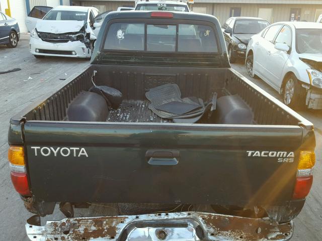 5TEVL52N52Z128109 - 2002 TOYOTA TACOMA XTR GREEN photo 6