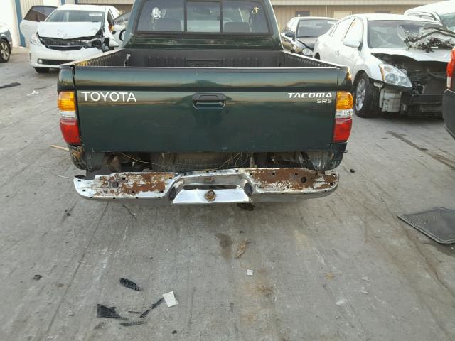 5TEVL52N52Z128109 - 2002 TOYOTA TACOMA XTR GREEN photo 9