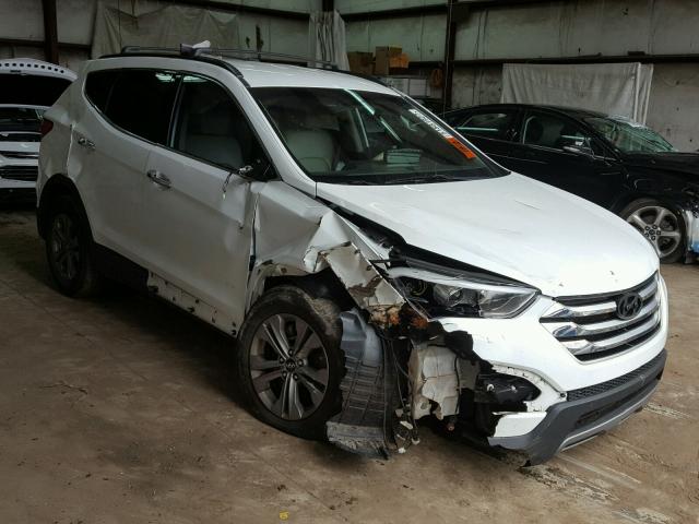 5XYZU3LB7FG303404 - 2015 HYUNDAI SANTA FE S WHITE photo 1