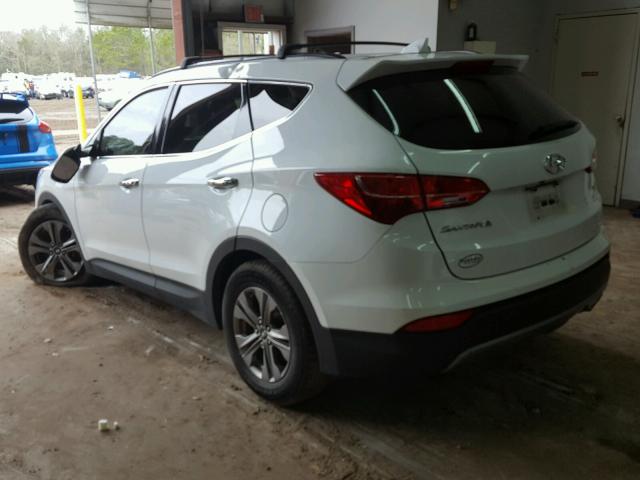 5XYZU3LB7FG303404 - 2015 HYUNDAI SANTA FE S WHITE photo 3