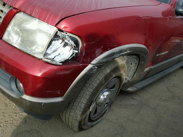 1FMDU64WX2ZC44417 - 2002 FORD EXPLORER E RED photo 9