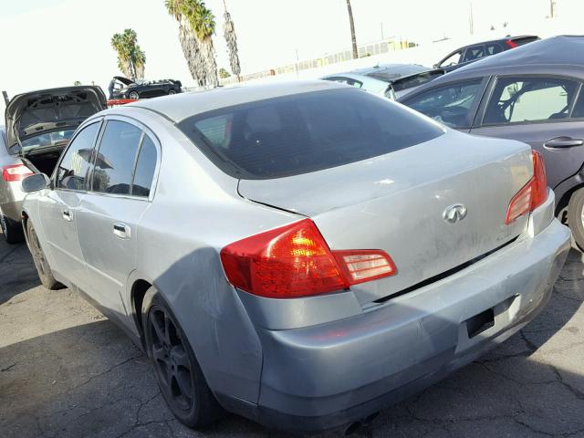 JNKCV51E03M322025 - 2003 INFINITI G35 SILVER photo 3