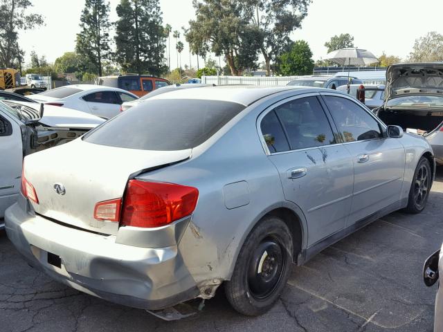 JNKCV51E03M322025 - 2003 INFINITI G35 SILVER photo 4