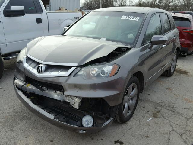 5J8TB18598A003242 - 2008 ACURA RDX TECHNO GRAY photo 2