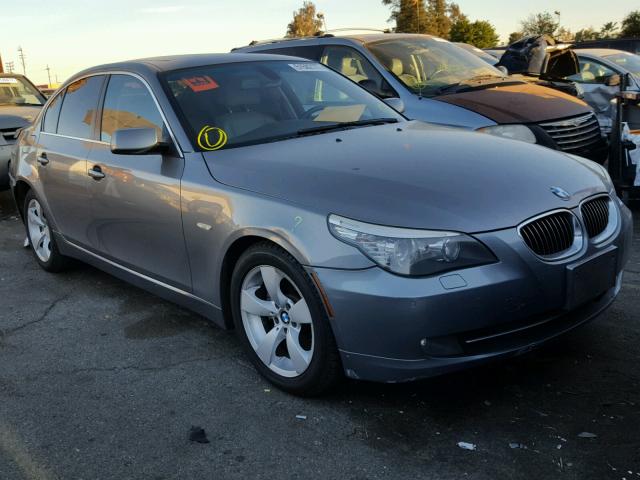 WBANU53518CT05626 - 2008 BMW 528 I GRAY photo 1