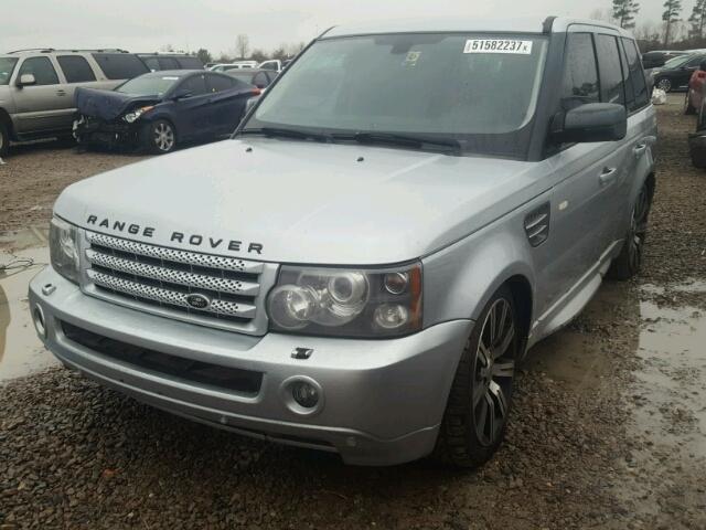 SALSH23418A178896 - 2008 LAND ROVER RANGE ROVE GRAY photo 2