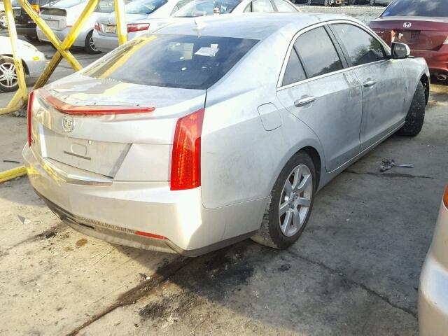 1G6AA5RA1D0131019 - 2013 CADILLAC ATS SILVER photo 4