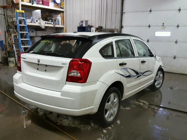 1B3HB48B18D502564 - 2008 DODGE CALIBER SX WHITE photo 4