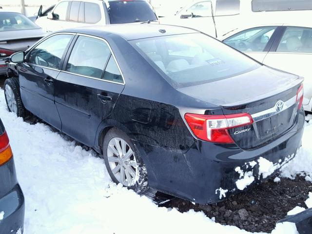 4T1BD1FK9CU041781 - 2012 TOYOTA CAMRY HYBR BLACK photo 3