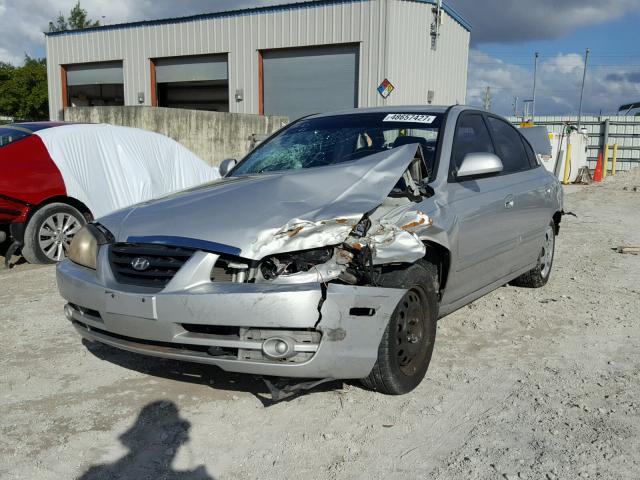 KMHDN46D36U372594 - 2006 HYUNDAI ELANTRA GL SILVER photo 2