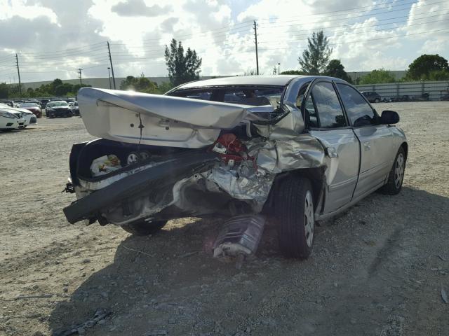 KMHDN46D36U372594 - 2006 HYUNDAI ELANTRA GL SILVER photo 4