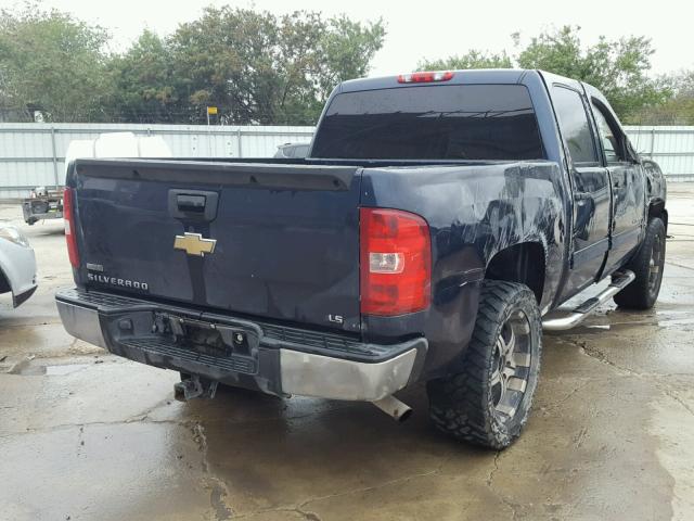 3GCRCREA5AG130387 - 2010 CHEVROLET SILVERADO BLUE photo 4