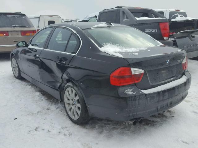 WBAVB33556KR76519 - 2006 BMW 330 I BLACK photo 3