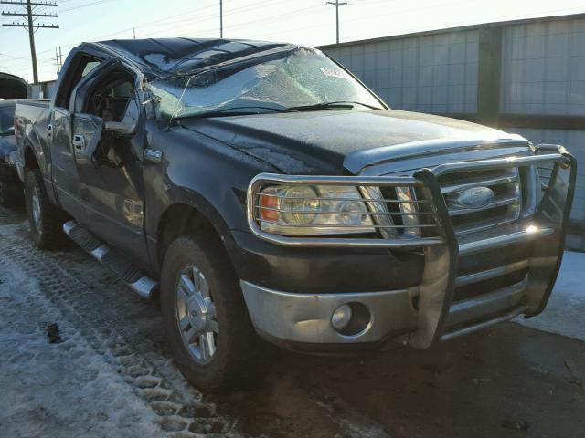 1FTPW14V28FC13369 - 2008 FORD F150 SUPER BLACK photo 1