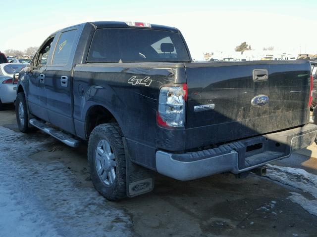 1FTPW14V28FC13369 - 2008 FORD F150 SUPER BLACK photo 3