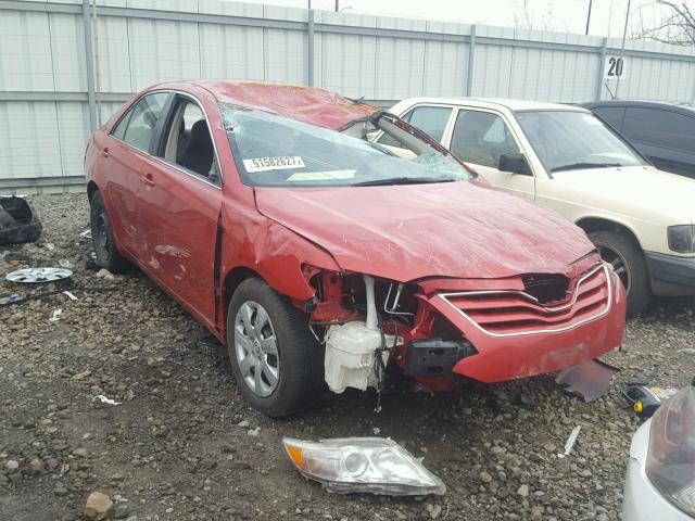 4T1BF3EK8BU684807 - 2011 TOYOTA CAMRY BASE RED photo 1