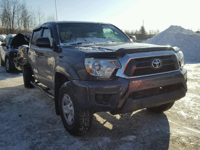 5TFLU4EN2CX033557 - 2012 TOYOTA TACOMA DOU GRAY photo 1