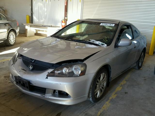 JH4DC53896S004423 - 2006 ACURA RSX SILVER photo 2