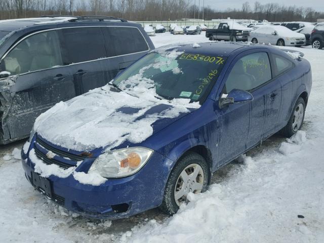 1G1AL15F677119194 - 2007 CHEVROLET COBALT LT BLUE photo 2