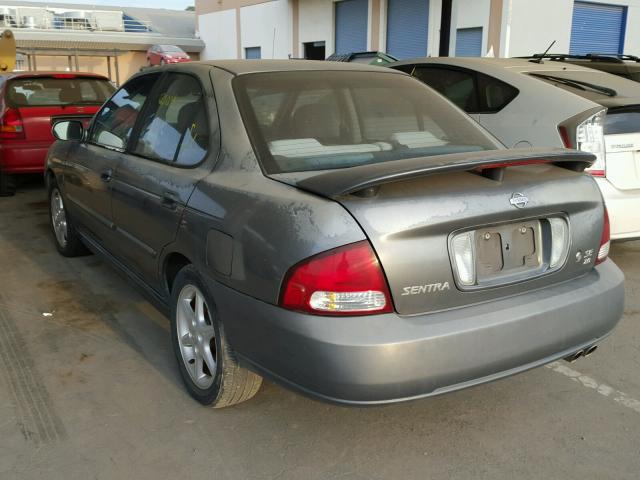 3N1BB51A11L002208 - 2001 NISSAN SENTRA SE SILVER photo 3