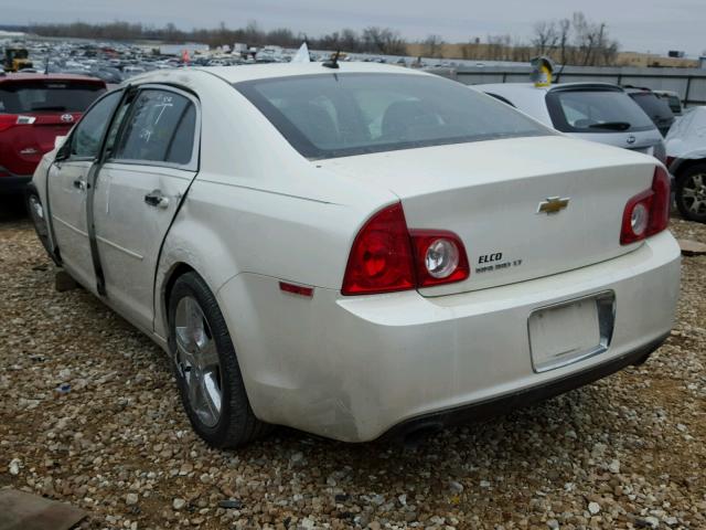 1G1ZD5E70BF173704 - 2011 CHEVROLET MALIBU 2LT WHITE photo 3