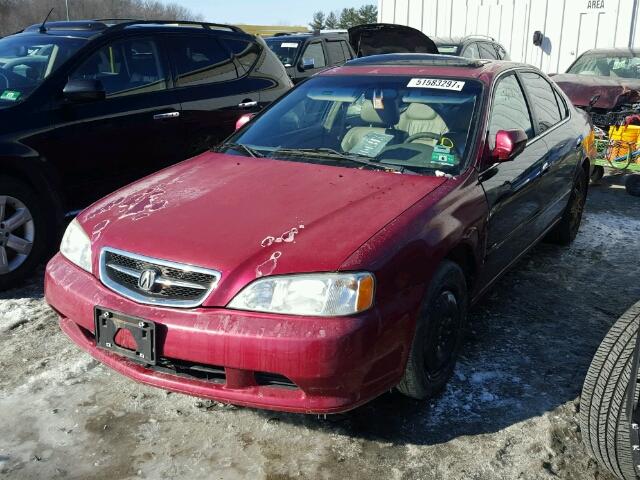 19UUA5648XA019293 - 1999 ACURA 3.2TL RED photo 2