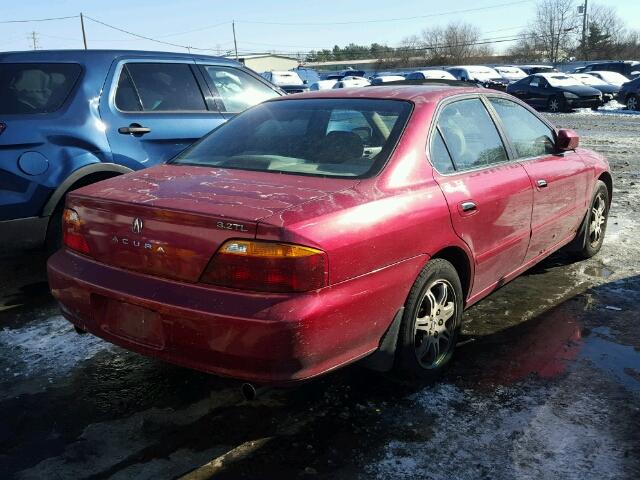 19UUA5648XA019293 - 1999 ACURA 3.2TL RED photo 4