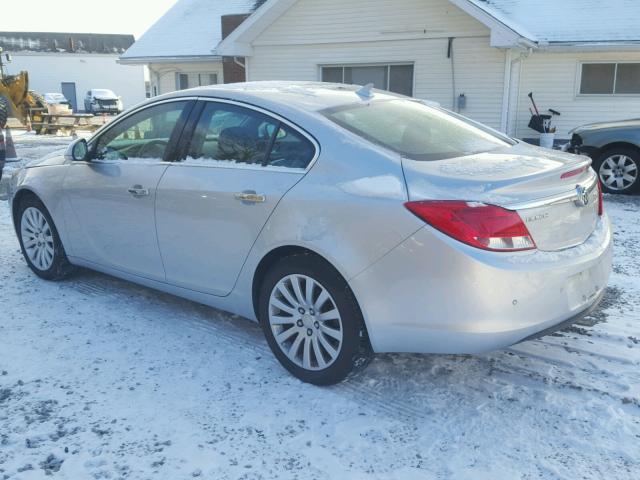 2G4GT5GK7C9149201 - 2012 BUICK REGAL PREM SILVER photo 3