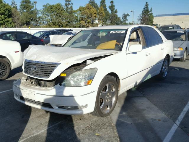 JTHBN36F465040700 - 2006 LEXUS LS 430 WHITE photo 2