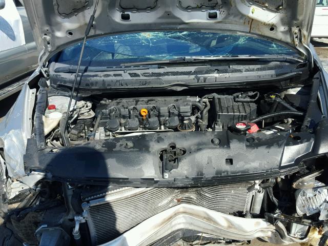 2HGFG12868H575436 - 2008 HONDA CIVIC EX SILVER photo 7