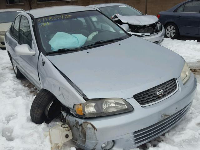 3N1CB51D32L672326 - 2002 NISSAN SENTRA XE GRAY photo 1