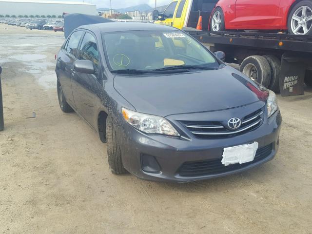 2T1BU4EE9DC945131 - 2013 TOYOTA COROLLA BA GRAY photo 1