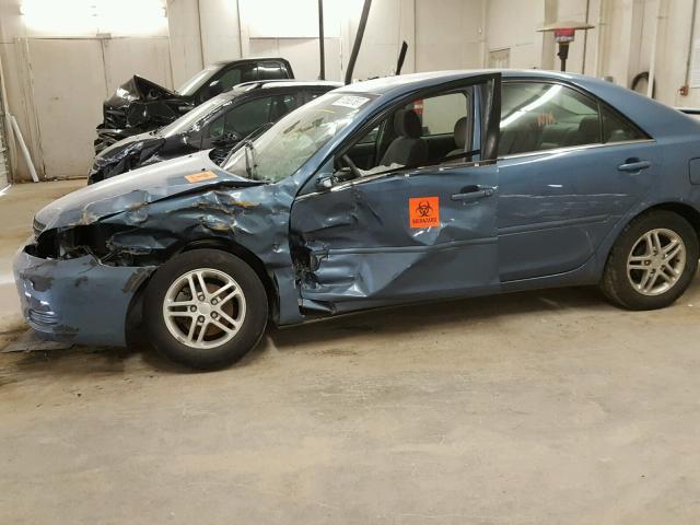 4T1BE32K73U237202 - 2003 TOYOTA CAMRY LE BLUE photo 9