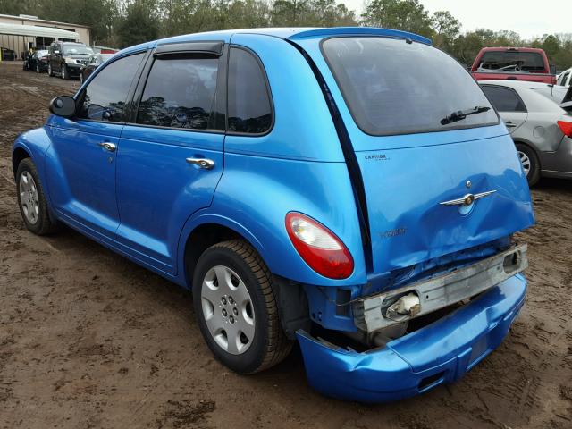 3A8FY48B38T104537 - 2008 CHRYSLER PT CRUISER BLUE photo 3